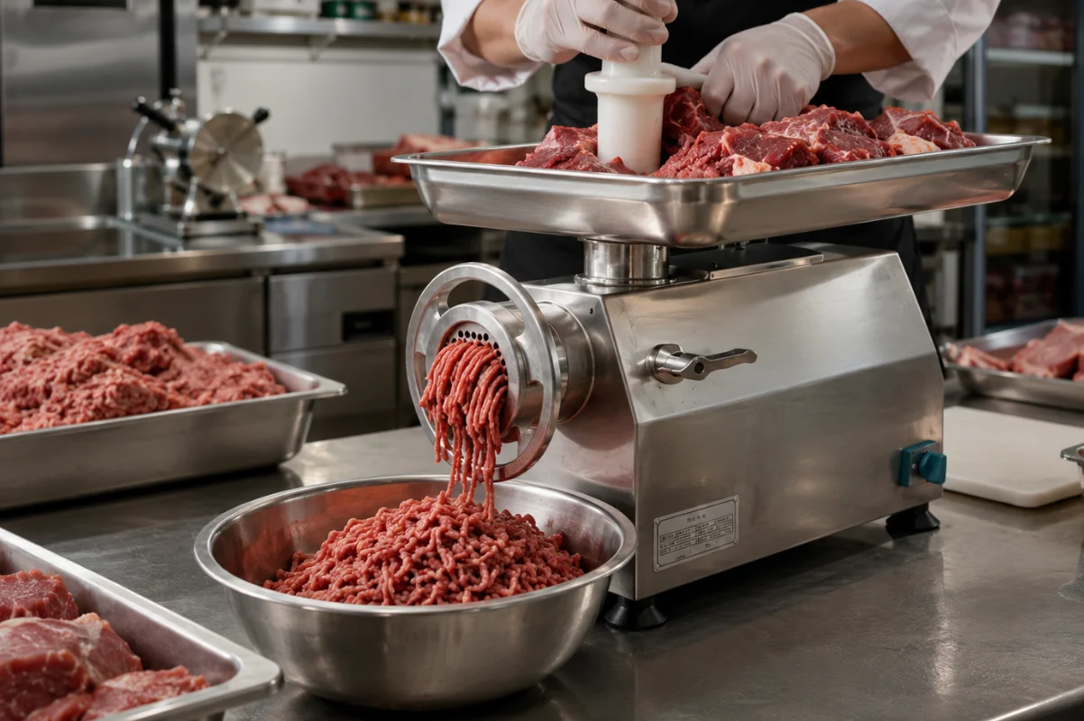 qué molino de carne necesita según su producción